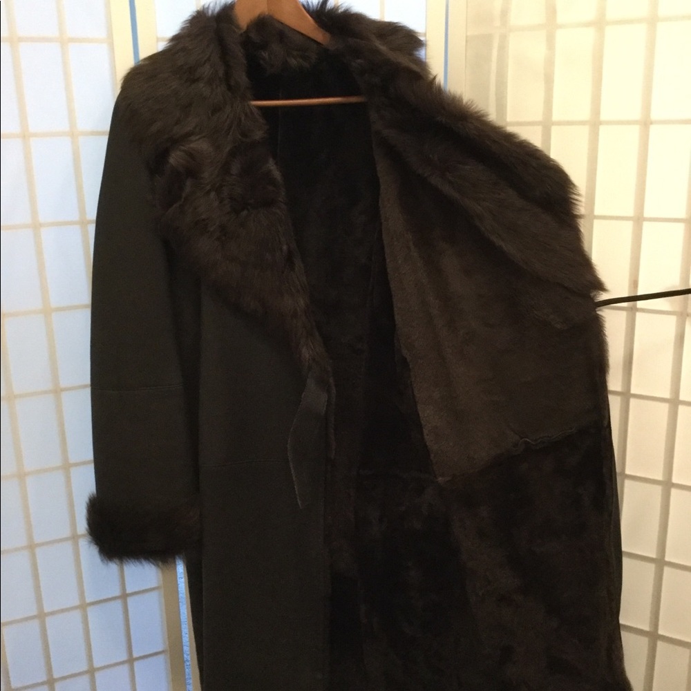 Shearling Long Coat